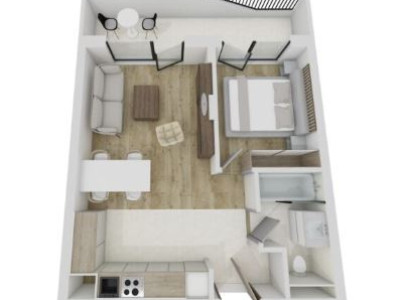 Apartament de 2 camere, 45 mp, zona Eroilor