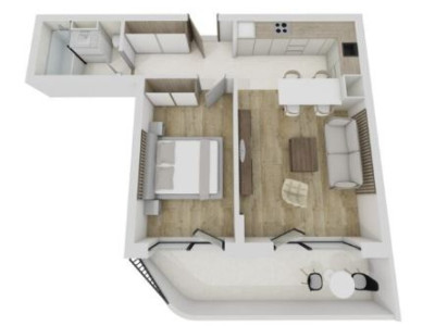 Apartament de 2 camere, 53 mp, zona Eroilor