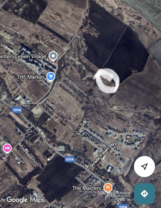 Teren Extravilan, 500 mp, front 40m, zona Beta Residence