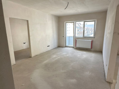 Apartament de 2 camere, SEMIFINISAT, bloc NOU, parcare, Terra