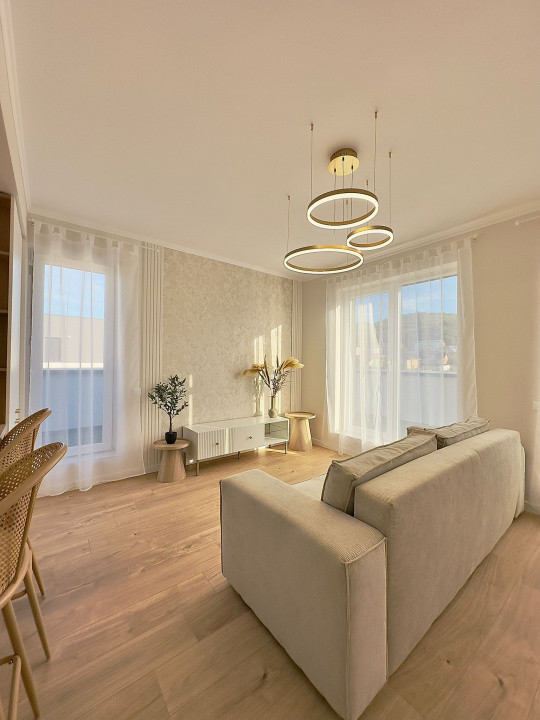 Apartament cochet cu terasa de 23 mp, bloc nou, parcare, zona Terra