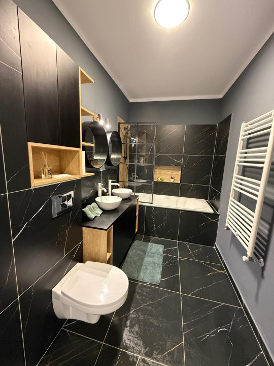 Apartament modern de 3 camere, terasa de 14 mp, parcare subterana, zona Terra