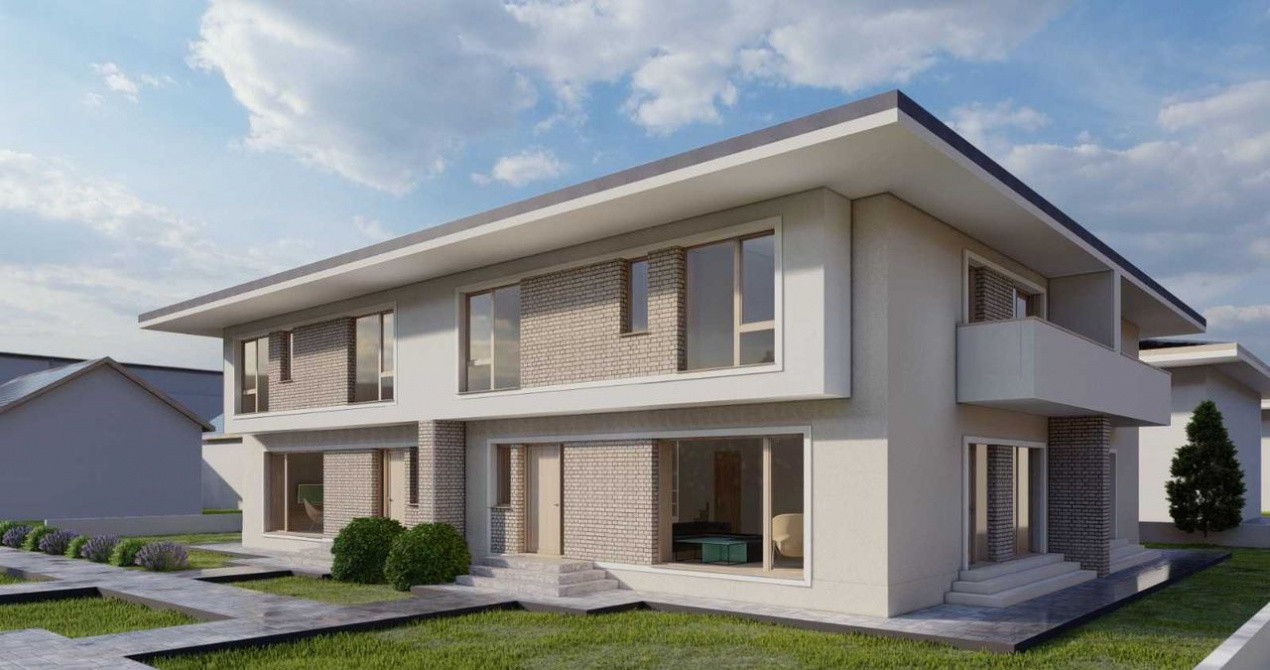 Casa cuplata de 4 camere, 120mp, Zona Parc Poligon