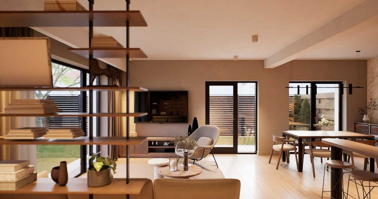 Casa cuplata de 4 camere, 120mp, Zona Parc Poligon