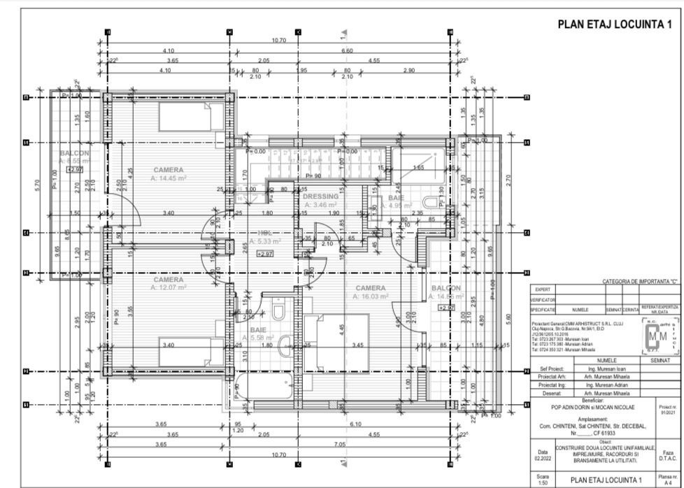 Casa individuala, 150 mp, 700 mp teren, garaj, Chinteni