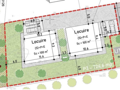 Teren intravilan 800 mp, PUZ, zona Colinei