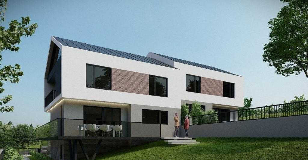 Teren cu autorizatie de constructie duplex, 928mp, 25 m front, Valea Garbaului