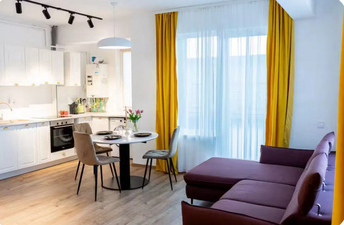 Apartament modern de 3 camere, 67 mp, str Teilor