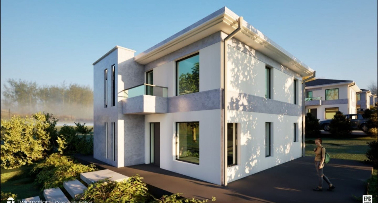 Casă individuală P+E | 125 mp utili | Teren 475 mp | Zona Primariei