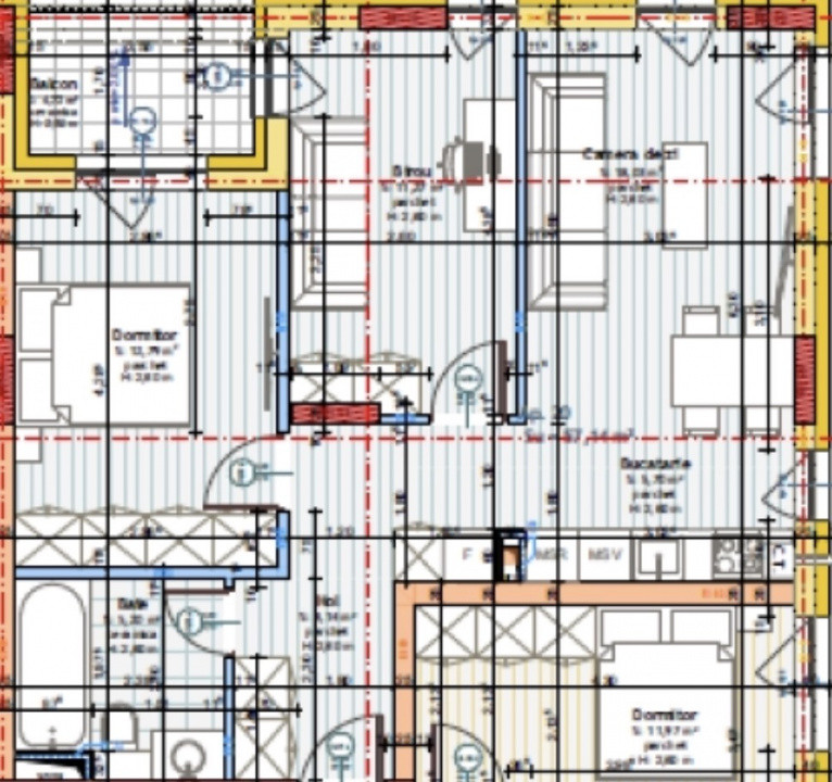 Apartament de 3 camere, 57.15 mp, zona Somesului