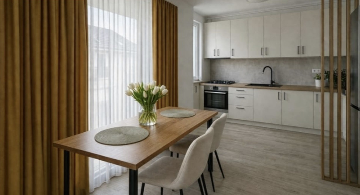 Apartament de 2 camere, 44 mp, parcare, Zona Cetatii