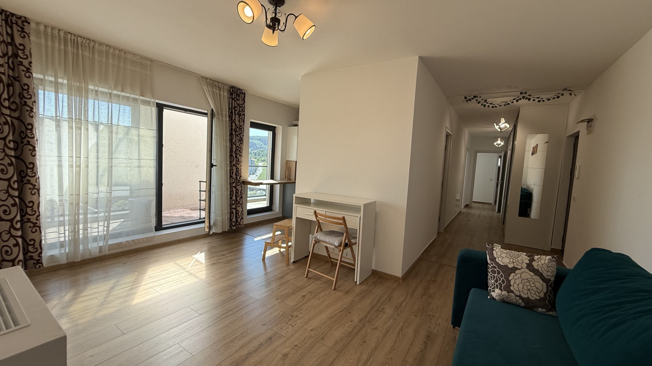 Penthouse PET FRIENDLY, 3 camere, 2 bai, terasa, 2 parcari, zona Metro