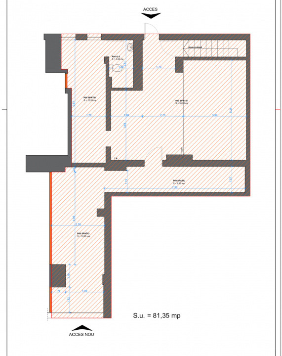 Spatiu comercial cu VAD, 81,35mp, in Manastur