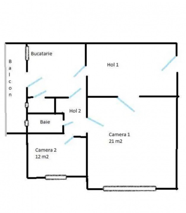 Apartament decomandat in zona Piata Hermes, pet-friendly