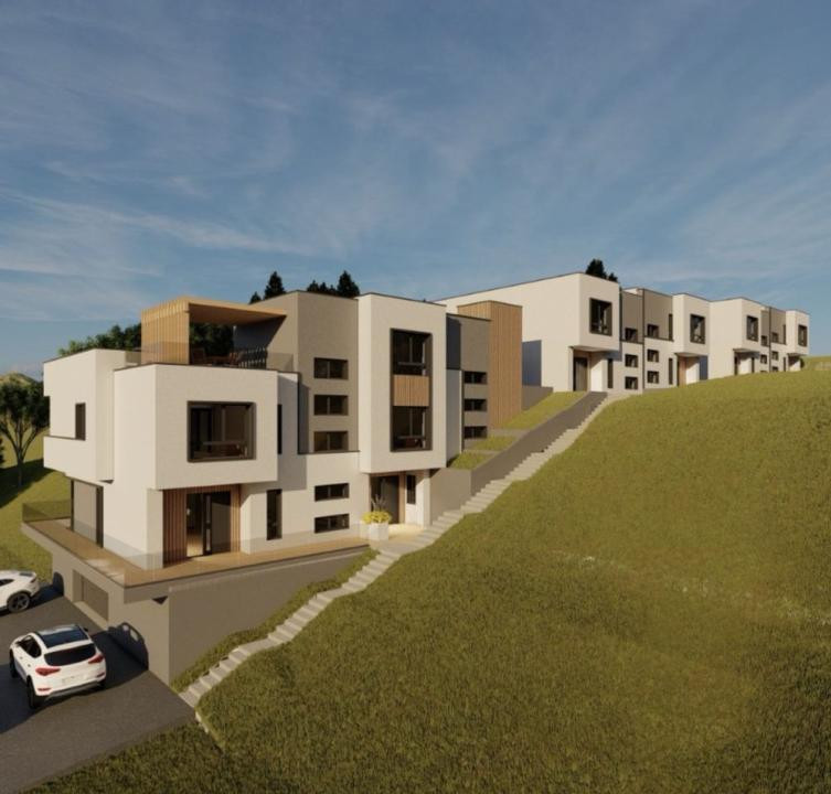 Teren intravilan, 1500 mp, autorizat pentru 3 duplexuri, Valea Garbaului