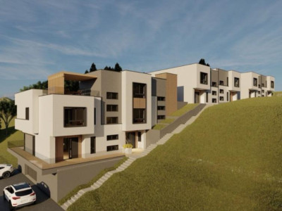 Teren intravilan, 1500 mp, autorizat pentru 3 duplexuri, Valea Garbaului