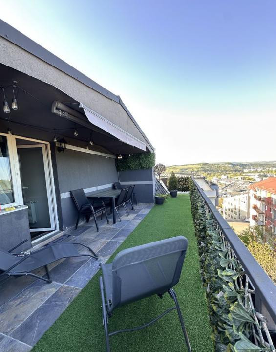 Apartament de 2 camere, 56 mp, 25 mp terasa, parcare subterana, zona Vivo