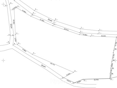 Teren intravilan, 3143 mp, trei fronturi, Balcesti