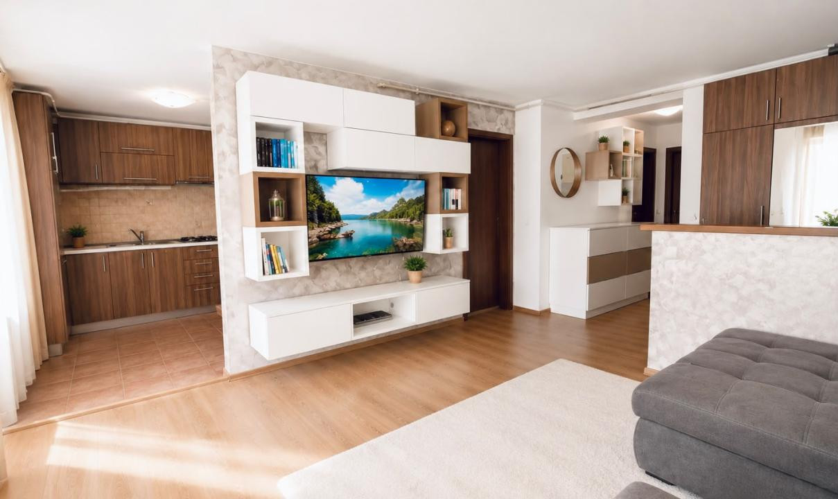 Apartament de 3 camere, 63 mp, parcare, garaj, str Teilor