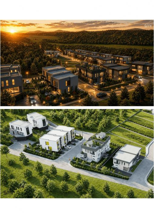 OPORTUNITATE DE INVESTITIE! Teren cu autorizatie de case, zona Terra