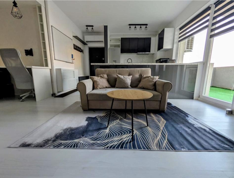 Apartament de 2 camere, 50 mp, 30 mp terasa, garaj, zona Teilor