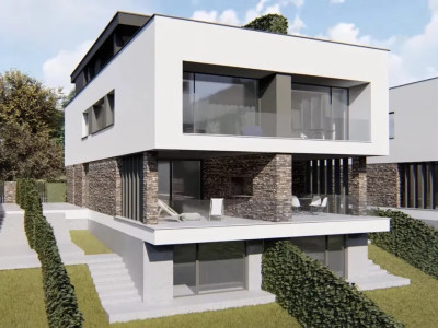 Teren cu autorizatie de constructie duplex, 500 mp, 18 m front, Valea Garbaului