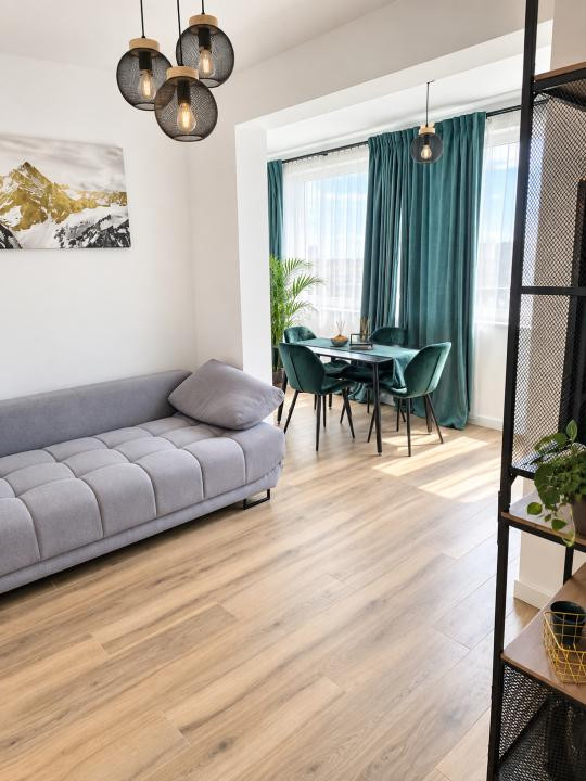 Apartament de 2 camere, 52 mp, garaj subteran, zona Vivo