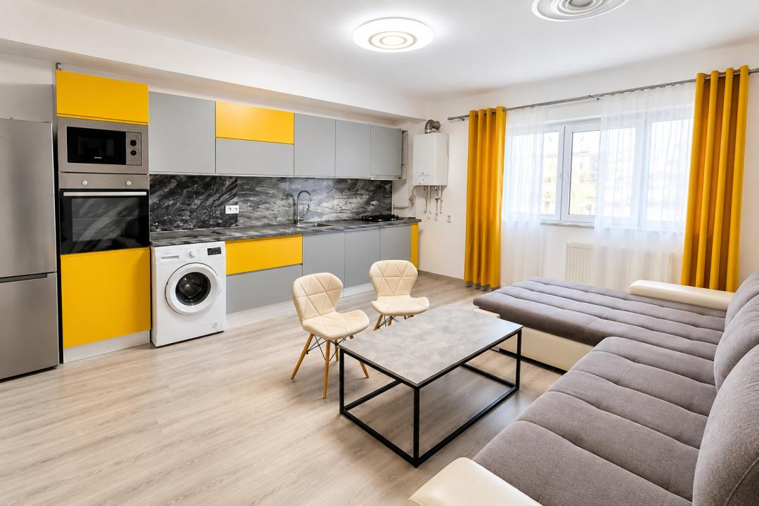 Apartament de 2 camere, 54 mp, 22 mp terasa, zona Vivo
