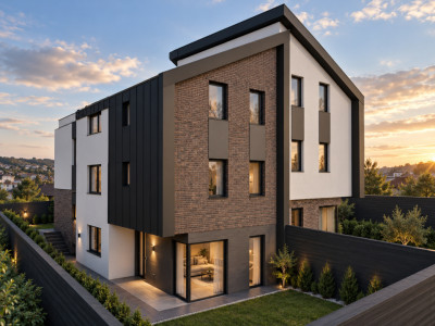 Duplex cu garaj, 196 mp utili 250 mp teren, Manastur