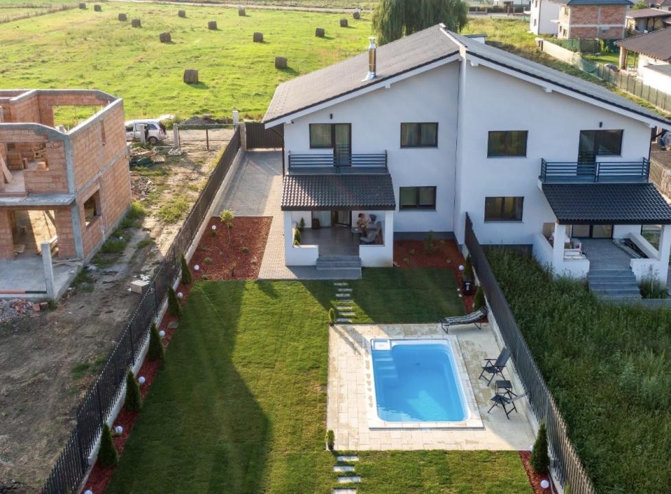 Casa cuplata, 128 mp utili, 630 mp teren, Jucu de Mijloc